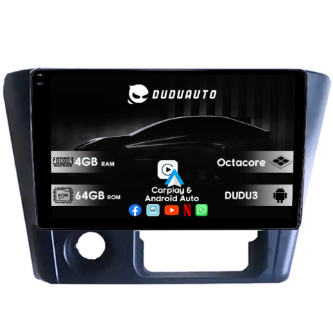 Navigatii Dedicate - Navigatie dedicata Mitsubishi Lancer 2006, DUDU3, 4GB RAM 64GB ROM, Octacore, Platforma 8581, Android, Display QLED 10", DSP, Carplay&AndroidAuto