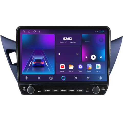 Navigatie dedicata Mitsubishi Lancer 2001-2007 Tesla cu butoane rotative model 2024, 4GB RAM 64GB ROM, Procesor Quadcore, Android 14, Display QLED 10", DSP, Carplay&Android Auto [4]