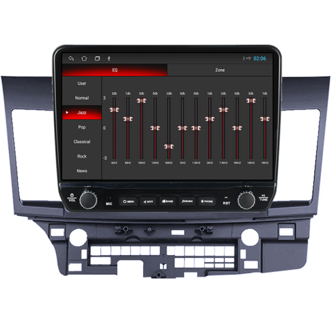 Navigatie dedicata Mitsubishi Lancer 2007-2012 Tesla cu butoane rotative model 2024, 4GB RAM 64GB ROM, Procesor Quadcore, Android 14, Display QLED 10", DSP, Carplay&Android Auto [1]