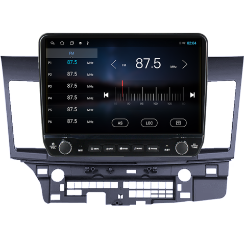 Navigatie dedicata Mitsubishi Lancer 2007-2012 Tesla cu butoane rotative model 2024, 4GB RAM 64GB ROM, Procesor Quadcore, Android 14, Display QLED 10", DSP, Carplay&Android Auto [2]