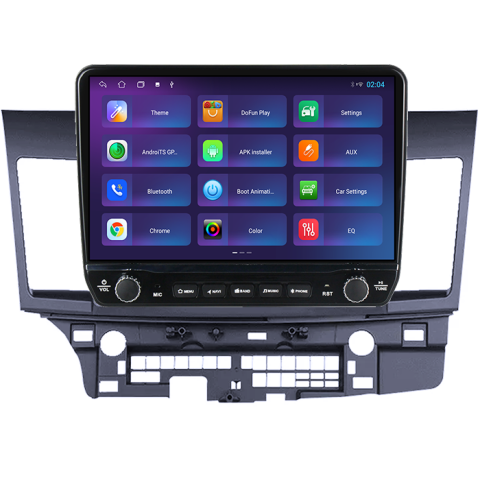 Navigatie dedicata Mitsubishi Lancer 2007-2012 Tesla cu butoane rotative model 2024, 4GB RAM 64GB ROM, Procesor Quadcore, Android 14, Display QLED 10", DSP, Carplay&Android Auto [3]