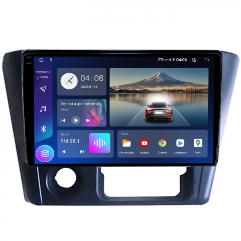 Navigatie dedicata Mitsubishi Lancer 2006, 4GB RAM 64GB ROM, Quad Core, Display 9" QLED 1K, Carplay, Android 14, Bluetooth, Magazin Play, Suport Camere AHD [1]