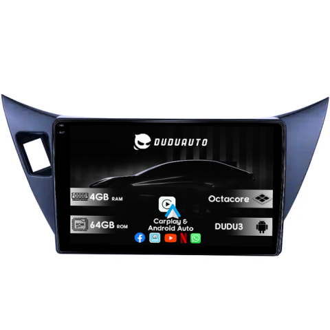 Lancer 2001-2007 - Navigatie dedicata Mitsubishi Lancer 2001-2007, DUDU3, 4GB RAM 64GB ROM, Octacore, Platforma 8581, Android, Display QLED 10", DSP, Carplay&AndroidAuto
