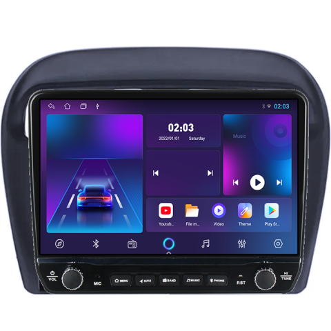 Navigatie dedicata Mitsubishi Mirage Attrage 2012-2018 Tesla cu butoane rotative model 2024, 4GB RAM 64GB ROM, Procesor Quadcore, Android 14, Display QLED 10", DSP, Carplay&Android Auto [4]