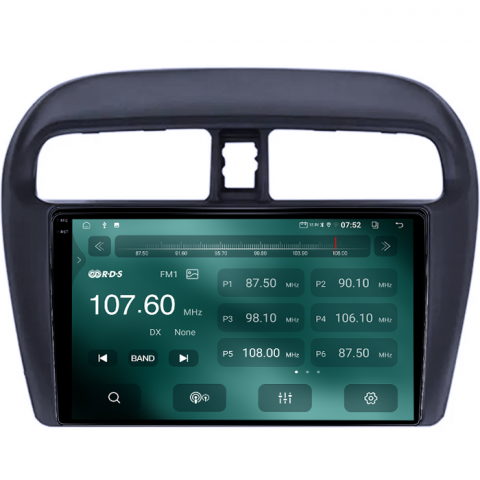 Navigatie dedicata Mitsubishi Mirage Attrage 2012-2018, 4GB RAM 64GB ROM, Quad Core, Display 9" QLED 1K, Carplay, Android 14, Bluetooth, Magazin Play, Suport Camere AHD [2]