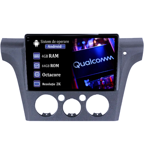 Outlander 2001-2005 - Navigatie dedicata Mitsubishi Outlander 2001-2005, 4GB RAM 64GB ROM, Procesor Qualcomm Octacore, Android 14, Rezolutie 2K, Display QLED 10", DSP, Carplay&Android Auto, SIM 4G