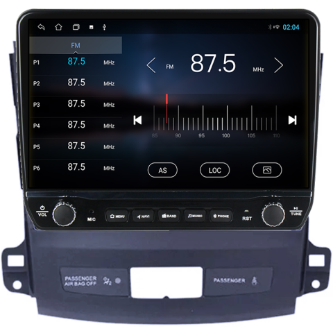 Navigatie dedicata Mitsubishi Outlander 2005-2011 Tesla cu butoane rotative model 2024, 4GB RAM 64GB ROM, Procesor Quadcore, Android 14, Display QLED 10", DSP, Carplay&Android Auto [2]