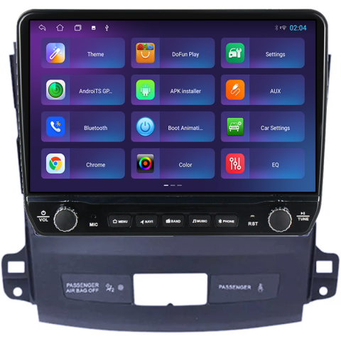 Navigatie dedicata Mitsubishi Outlander 2005-2011 Tesla cu butoane rotative model 2024, 4GB RAM 64GB ROM, Procesor Quadcore, Android 14, Display QLED 10", DSP, Carplay&Android Auto [3]