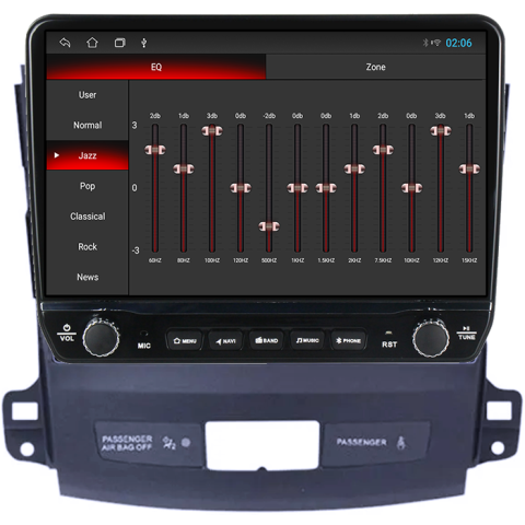 Navigatie dedicata Mitsubishi Outlander 2005-2011 Tesla cu butoane rotative model 2024, 4GB RAM 64GB ROM, Procesor Quadcore, Android 14, Display QLED 10", DSP, Carplay&Android Auto [1]