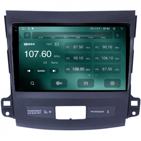 Navigatie dedicata Mitsubishi Outlander 2006-2014, 4GB RAM 64GB ROM, Quad Core, Display 9" QLED 1K, Carplay, Android 14, Bluetooth, Magazin Play, Suport Camere AHD [2]