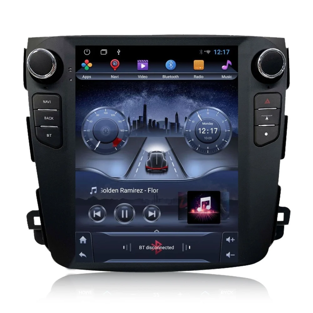Outlander 2005-2011 - Navigatie dedicata Mitsubishi Outlander 2007-2014 Tesla Style, 4GB RAM 64GB ROM, ANDROID 13, Carplay&Android Auto, 9.7 inch, Internet, Aplicatii, Waze