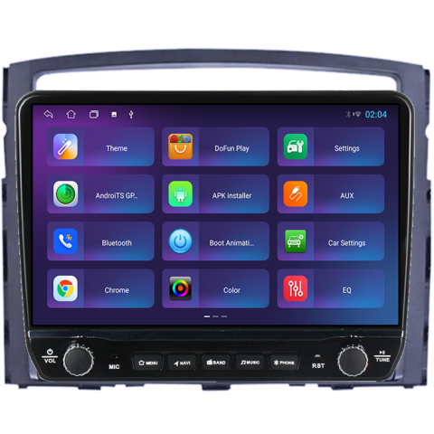 Navigatie dedicata Mitsubishi Pajero 2006-2014 Tesla cu butoane rotative model 2024, 4GB RAM 64GB ROM, Procesor Quadcore, Android 14, Display QLED 10", DSP, Carplay&Android Auto [3]