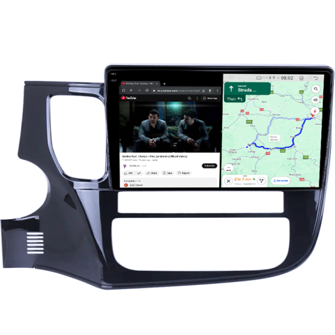Navigatie dedicata Mitsubishi Outlander 2015-2017, 8GB RAM 128GB ROM, Octacore, Platforma TS18, Android 14, Display QLED 9", Suporta camera 360", DSP, Carplay&Android Auto, SIM 4G, Ventilator Activ [3]