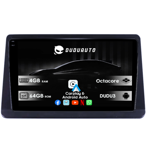 Navigatii Dedicate - Navigatie dedicata Mitsubishi Pajero Montero V31 Cheetah, DUDU3, 4GB RAM 64GB ROM, Octacore, Platforma 8581, Android, Display QLED 9", DSP, Carplay&AndroidAuto