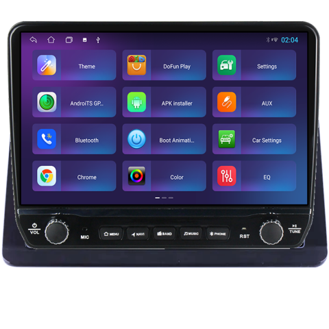 Navigatie dedicata Mitsubishi Pajero Montero V31 Cheetah Tesla cu butoane rotative model 2024, 4GB RAM 64GB ROM, Procesor Quadcore, Android 14, Display QLED 10", DSP, Carplay&Android Auto [3]