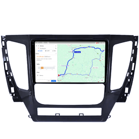 Navigatie dedicata Mitsubishi Pajero 2016-2018, 4GB RAM 32GB ROM, Octacore, Android 14, Display QLED 1K 9", DSP, Carplay&Android Auto, SIM 4G, Bluetooth, Ventilator Activ [3]