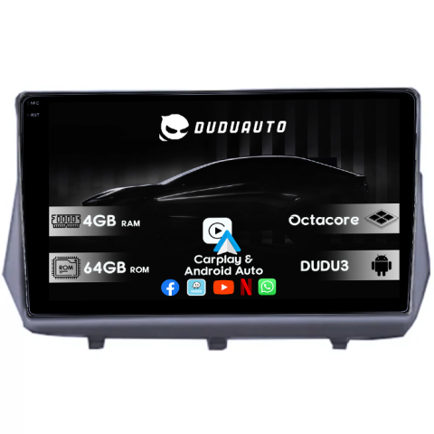Savrin 2004-2012 - Navigatie dedicata Mitsubishi Savrin 2004-2012, DUDU3, 4GB RAM 64GB ROM, Octacore, Platforma 8581, Android, Display QLED 9", DSP, Carplay&AndroidAuto