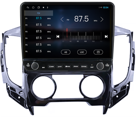 Navigatie dedicata Mitsubishi Triton 2015 Tesla cu butoane rotative model 2024, 4GB RAM 64GB ROM, Procesor Quadcore, Android 14, Display QLED 10", DSP, Carplay&Android Auto [2]