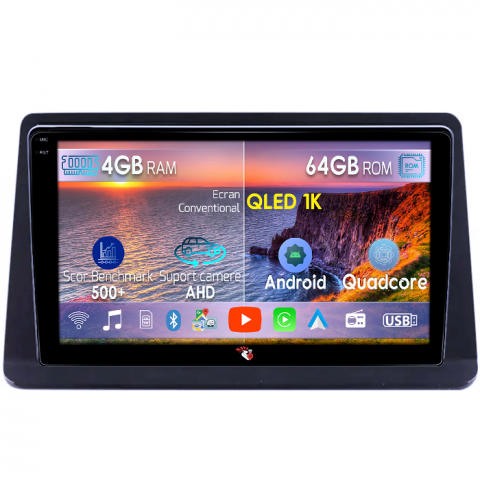 Pajero Montero V31 Cheetah - Navigatie dedicata Mitsubishi Pajero Montero V31 1991-2001, 4GB RAM 64GB ROM, Octacore, Android 14, Display QLED 1K 9", Carplay&Android Auto, SIM 4G, Ventilator Activ