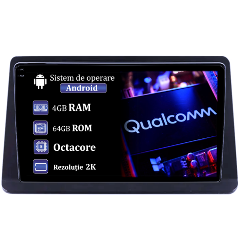 Pajero Montero V31 Cheetah - Navigatie dedicata Mitsubishi Pajero Montero V31 Cheetah, 4GB RAM 64GB ROM, Procesor Qualcomm Octacore, Android 14, Rezolutie 2K, Display QLED 9", DSP, Carplay&Android Auto, SIM 4G
