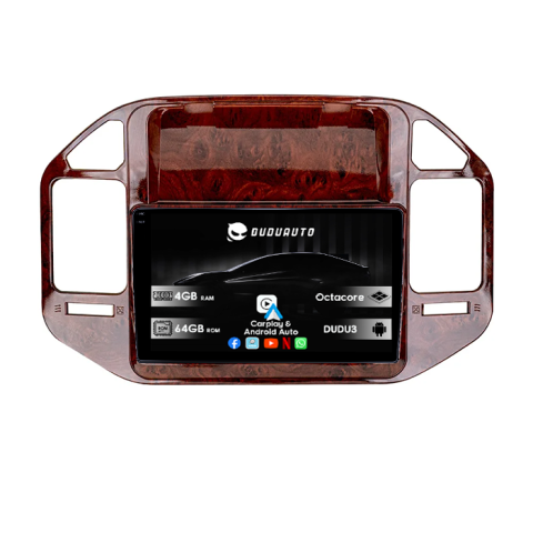 Navigatii Dedicate - Navigatie dedicata Mitsubishi Pajero V73 V2, DUDU3, 4GB RAM 64GB ROM, Octacore, Platforma 8581, Android, Display QLED 9", DSP, Carplay&AndroidAuto