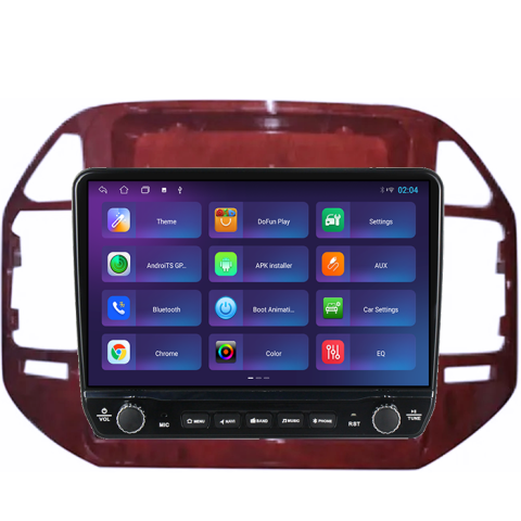Navigatie dedicata Mitsubishi Pajero V73 Tesla cu butoane rotative model 2024, 4GB RAM 64GB ROM, Procesor Quadcore, Android 14, Display QLED 10", DSP, Carplay&Android Auto [3]