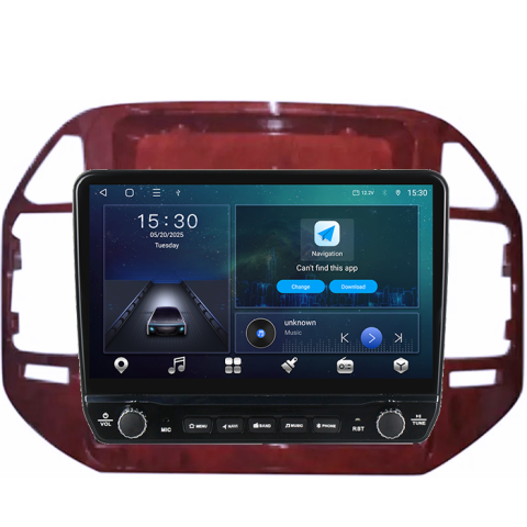 Navigatie dedicata Mitsubishi Pajero V73 Tesla cu butoane rotative model 2024, 4GB RAM 64GB ROM, Procesor Quadcore, Android 14, Display QLED 10", DSP, Carplay&Android Auto [5]