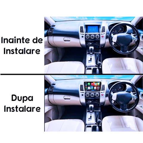 Navigatie dedicata Mitsubishi Pajero Sport 2014,  4GB RAM 64GB ROM, Procesor Qualcomm Octacore, Android 14, Rezolutie 2K, Display QLED 9", DSP, Carplay&Android Auto, SIM 4G [5]