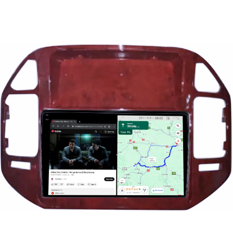 Navigatie dedicata Mitsubishi Pajero V73 2004-2011, 8GB RAM 128GB ROM, Octacore, Platforma TS18, Android 14, Display QLED 9", Suporta camera 360", DSP, Carplay&Android Auto, SIM 4G, Ventilator Acti [3]