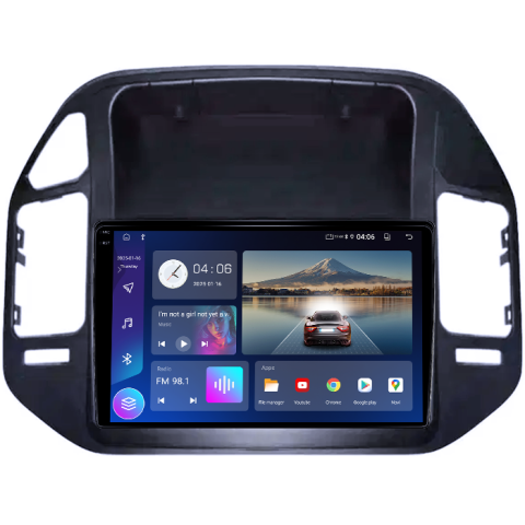 Navigatie dedicata Mitsubishi Pajero V73, 4GB RAM 64GB ROM, Procesor Qualcomm Octacore, Android 14, Rezolutie 2K, Display QLED 9", DSP, Carplay&Android Auto, SIM 4G [3]
