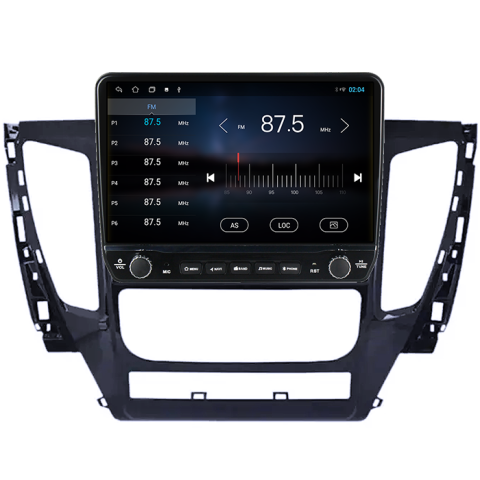 Navigatie dedicata Mitsubishi Pajero 2016-2018 Tesla cu butoane rotative model 2024, 4GB RAM 64GB ROM, Procesor Quadcore, Android 14, Display QLED 10", DSP, Carplay&Android Auto [2]