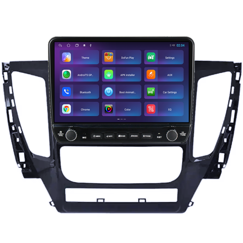 Navigatie dedicata Mitsubishi Pajero 2016-2018 Tesla cu butoane rotative model 2024, 4GB RAM 64GB ROM, Procesor Quadcore, Android 14, Display QLED 10", DSP, Carplay&Android Auto [3]