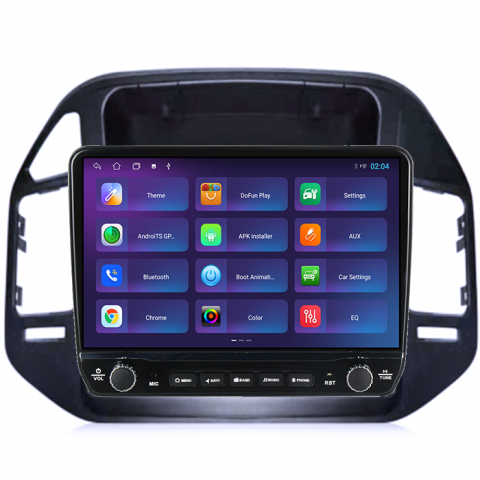 Navigatie dedicata Mitsubishi Pajero V73 Tesla cu butoane rotative model 2024, 4GB RAM 64GB ROM, Procesor Quadcore, Android 14, Display QLED 10", DSP, Carplay&Android Auto [3]