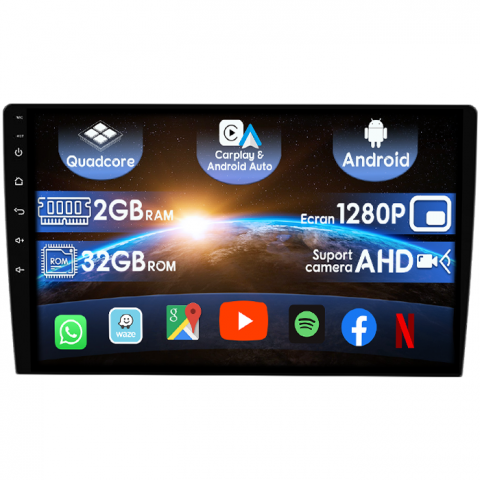 Pathfinder R50 1995-2005 - (Resigilata) Navigatie dedicata Nissan Pathfinder R50 1995-2005, 2GB RAM 32GB ROM, Quad Core, Display 9" IPS Full HD, Carplay&Android Auto, Android 14, Suport camere AHD