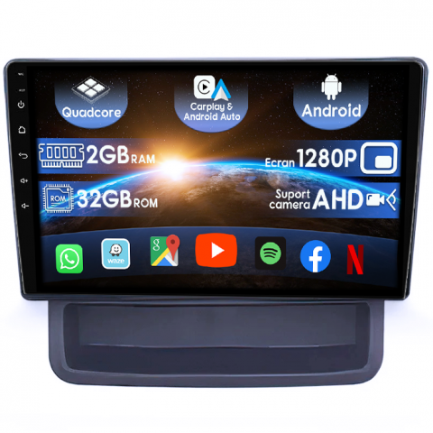 Nissan - (Resigilata) Navigatie dedicata Nissan Primastar 2001-2014, 2GB RAM 32GB ROM, Quad Core, Display 9" IPS Full HD, Carplay&Android Auto, Android 14, Suport camere AHD