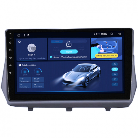 Mitsubishi - Navigatie dedicata Mitsubishi Savrin 2004-2012, 4GB RAM 32GB ROM, Octacore, Android 14, Display QLED 1K 9", DSP, Carplay&Android Auto, SIM 4G, Bluetooth, Ventilator Activ