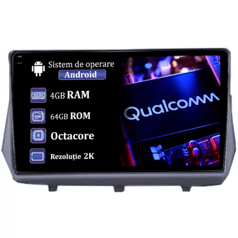 Navigatii Dedicate - Navigatie dedicata Mitsubishi Savrin 2004-2012, 4GB RAM 64GB ROM, Procesor Qualcomm Octacore, Android 14, Rezolutie 2K, Display QLED 9", DSP, Carplay&Android Auto, SIM 4