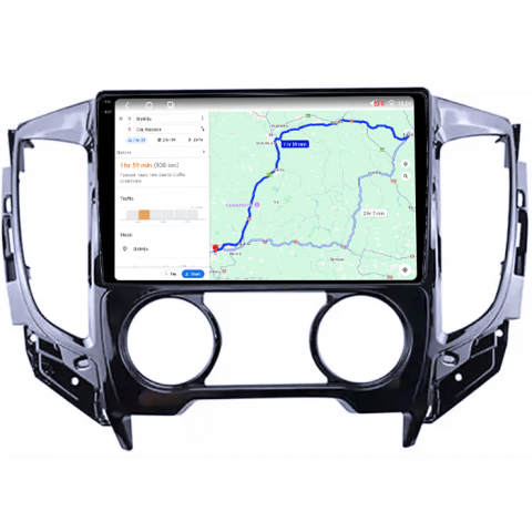 Navigatie dedicata Mitsubishi Triton 2015, 4GB RAM 64GB ROM, Octacore, Android 14, Display QLED 1K 9", Carplay&Android Auto, SIM 4G, Ventilator Activ [3]