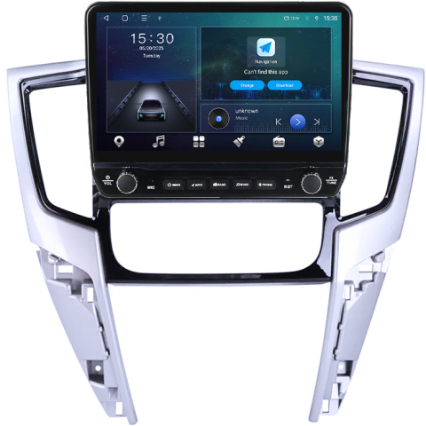 Navigatie dedicata Mitsubishi Triton 2019 Tesla cu butoane rotative model 2024, 4GB RAM 64GB ROM, Procesor Quadcore, Android 14, Display QLED 10", DSP, Carplay&Android Auto [5]