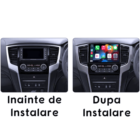 Navigatie dedicata Mitsubishi Triton 2019, 4GB RAM 64GB ROM, Procesor Qualcomm Octacore, Android 14, Rezolutie 2K, Display QLED 9", DSP, Carplay&Android Auto, SIM 4G [6]