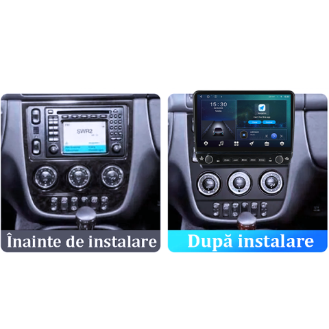 Navigatie dedicata ML 350 (W163) 2001-2005(AB) Tesla cu butoane rotative model 2024, 4GB RAM 64GB ROM, Procesor Quadcore, Android 14, Display QLED 10", DSP, Carplay&Android Auto [6]