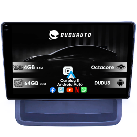 Vivaro (2002-2014) - Navigatie dedicata Trafic 2010-2014, DUDU3, 4GB RAM 64GB ROM, Octacore, Platforma 8581, Android, Display QLED 9", DSP, Carplay&AndroidAuto