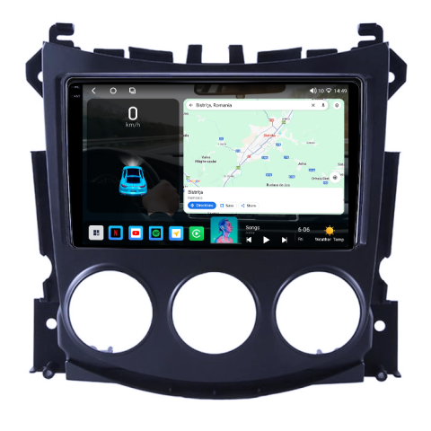 Navigatie dedicata Nissan 370Z 2008-2011, 4GB RAM 32GB ROM, Octacore, Android 14, Display QLED 1K 9", DSP, Carplay&Android Auto, SIM 4G, Bluetooth, Ventilator Activ [1]
