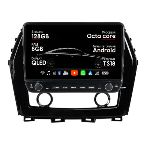 Maxima 2016-2023 - Navigatie dedicata Nissan Maxima 2016-2023 Tesla Cu Butoane Rotative Model 2024, ANDROID 13, 10 inch , 8+128GB, Internet, Aplicatii, Waze, GPS