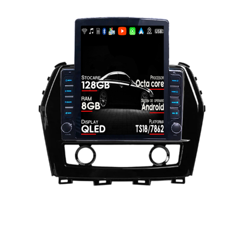 Maxima 2016-2023 - Navigatie dedicata Nissan Maxima 2016-2023 Tesla Style, ANDROID 13, 9.7 inch , 8+128GB, Internet, Aplicatii, Waze, GPS