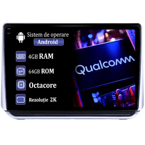 Navigatii Dedicate - Navigatie dedicata Nissan Altima 2018-2020, 4GB RAM 64GB ROM, Quad Core, Display 9" QLED 1K, Carplay, Android 14, Bluetooth, Magazin Play, Suport Camere AHD