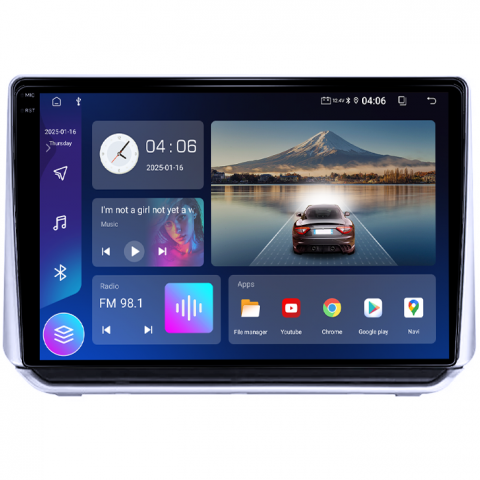 Altima 2018-2020 - Navigatie dedicata Nissan Altima 2018-2020, 4GB RAM 64GB ROM, Quad Core, Display 9" QLED 1K, Carplay, Android 14, Bluetooth, Magazin Play, Suport Camere AHD
