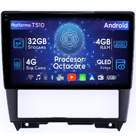 Cefiro 1994-2000 - Navigatie dedicata Nissan Cefiro 1994-2000, 4GB RAM 32GB ROM, Octacore, Android 14, Display QLED 1K 9", DSP, Carplay&Android Auto, SIM 4G, Bluetooth, Ventilator Activ