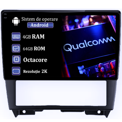 Cefiro 1994-2000 - Navigatie dedicata Nissan Cefiro 1994-2000, 4GB RAM 64GB ROM, Procesor Qualcomm Octacore, Android 14, Rezolutie 2K, Display QLED 9", DSP, Carplay&Android Auto, SIM 4G