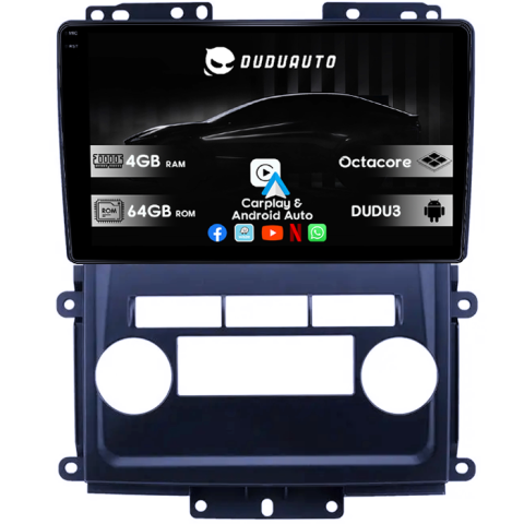 Navigatii Dedicate - Navigatie dedicata Nissan Frontier 2009-2012, DUDU3, 4GB RAM 64GB ROM, Octacore, Platforma 8581, Android, Display QLED 9", DSP, Carplay&AndroidAuto